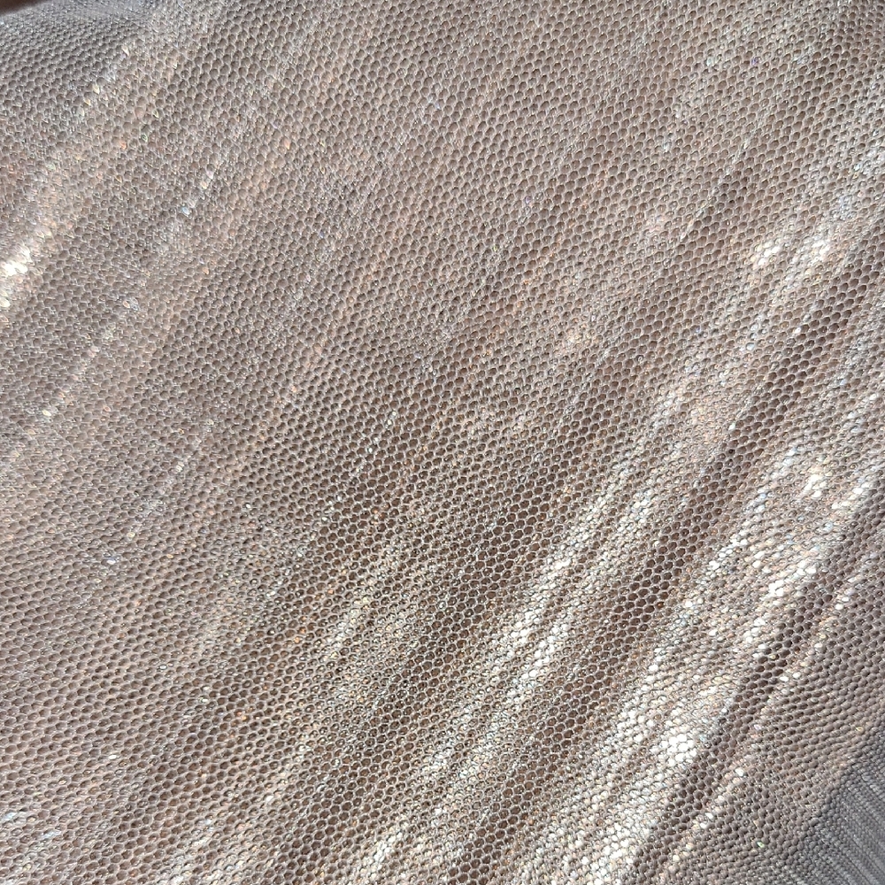 Elegant Pleated Tulle Skirt in Shimmering Pink - Picture 8 of 8